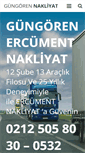 Mobile Screenshot of gungorennakliyat.com